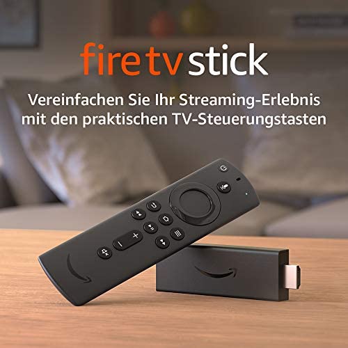 Fire TV Stick Zertifiziert und generalueberholt Mit Alexa Sprachfernbedienung mit TV Steuerungstasten und